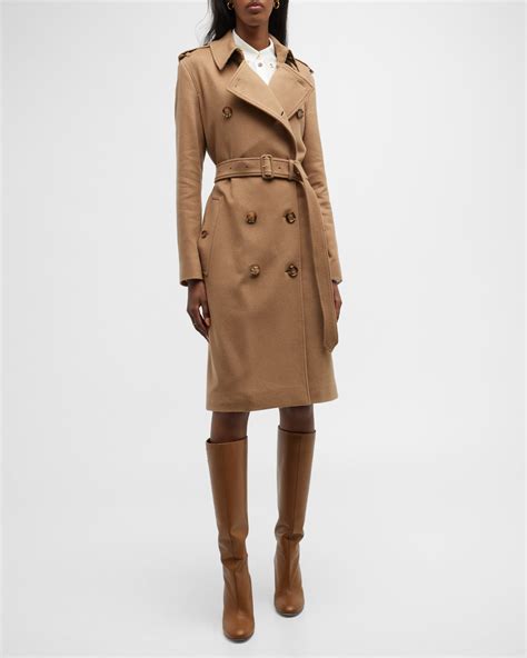 burberry kensington trenchcoat damen|Burberry kensington cashmere trench coat.